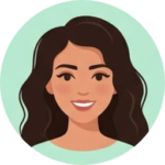 Illustrated avatar of a smiling mother who shared a review of Alpha Child Therapy