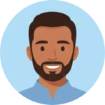 Illustrated avatar of a smiling father who shared a review of Alpha Child Therapy